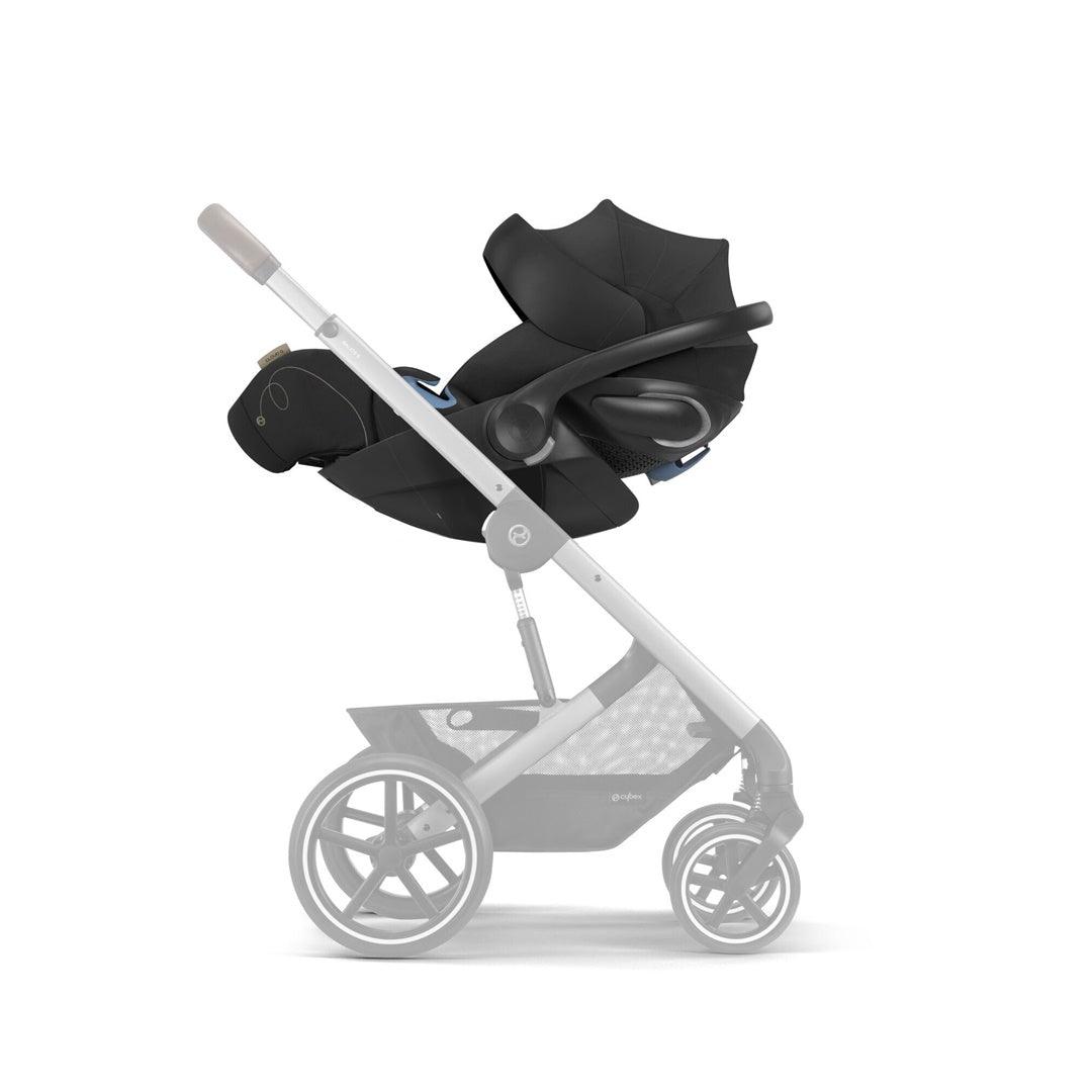 Cybex Cloud G Basic Comfort Extend Reclining Infant Car Seat with Anti-Rebound Bar - Moon Black