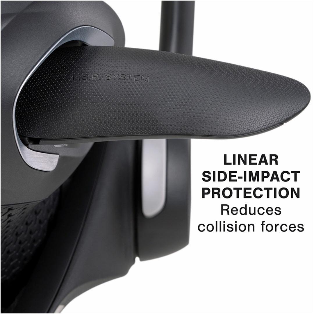 Cybex Cloud G Basic Comfort Extend Reclining Infant Car Seat with Anti-Rebound Bar - Moon Black