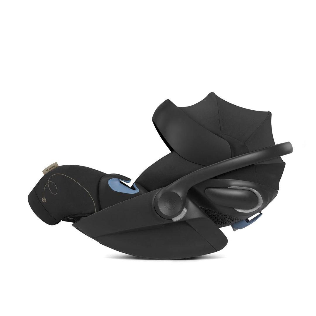 Cybex Cloud G Basic Comfort Extend Reclining Infant Car Seat with Anti-Rebound Bar - Moon Black