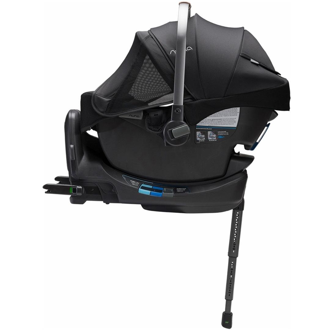 Nuna PIPA RX Infant Car Seat + RELX Base with Load Leg - Caviar