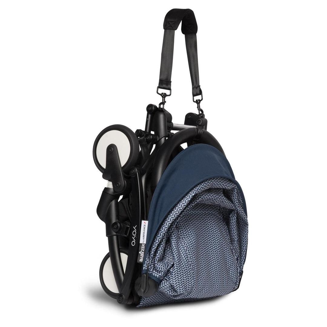 Babyzen YOYO2 Ultra Compact 6+ Stroller - Black / Air France Blue