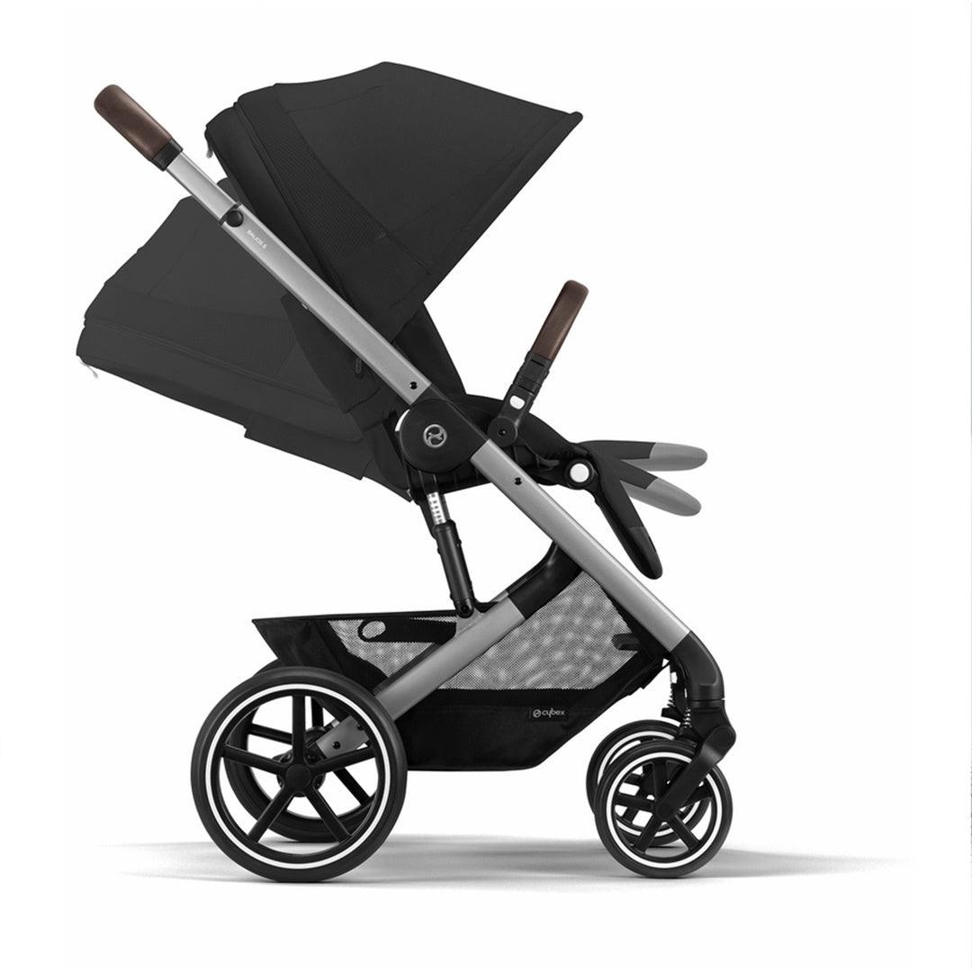 Cybex Balios S Lux 2 Stroller - Silver Frame / Moon Black