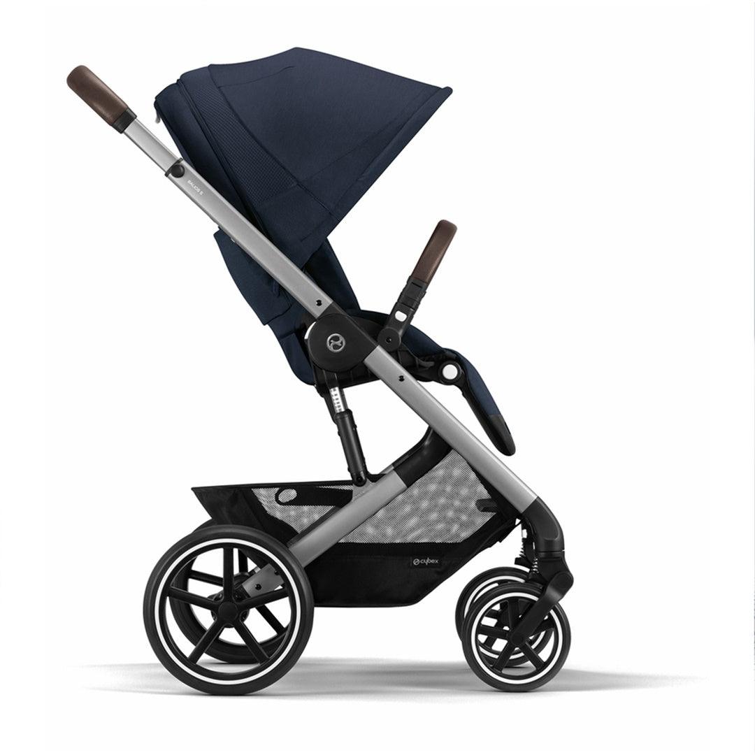 Cybex Balios S Lux 2 Stroller - Silver Frame / Ocean Blue