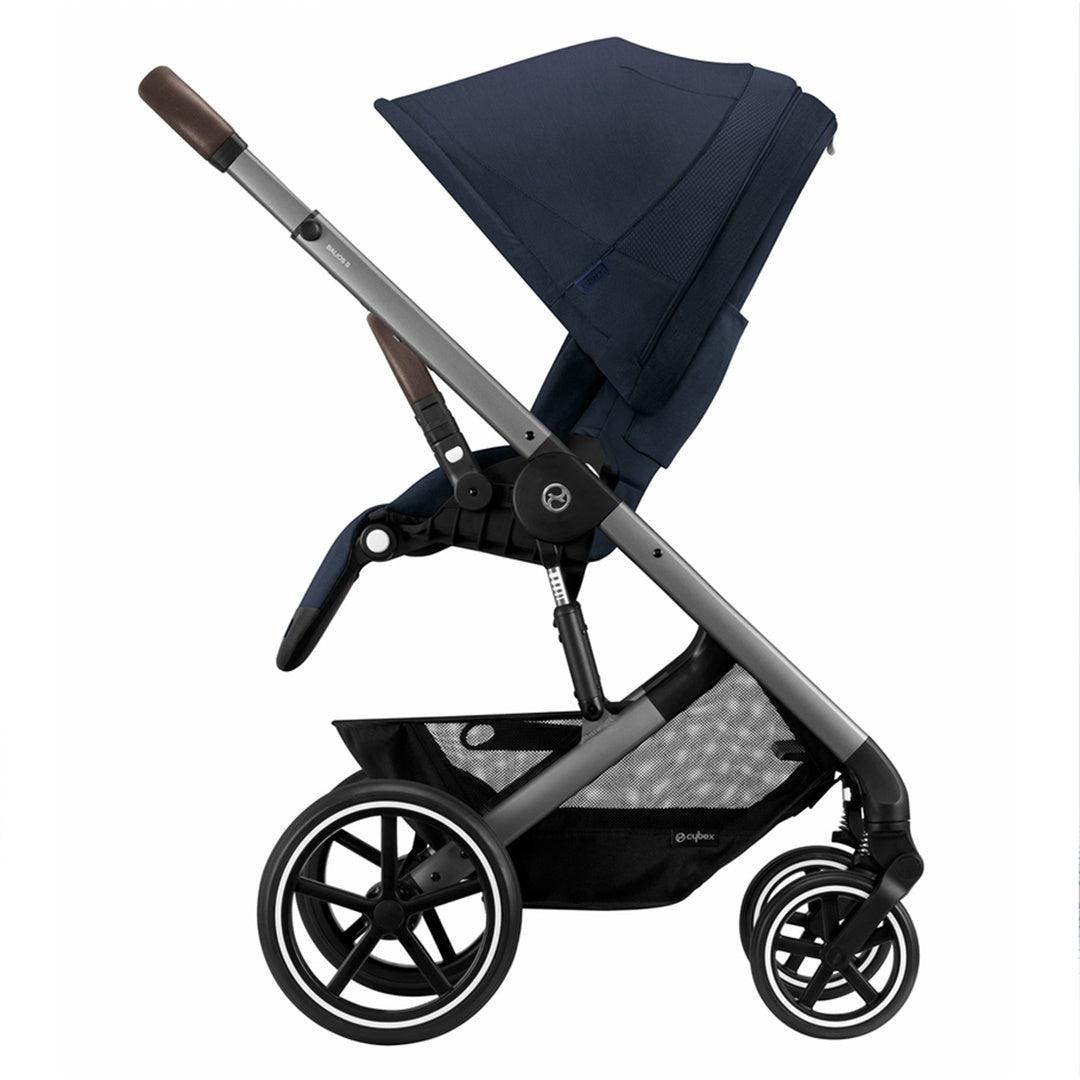 Cybex Balios S Lux 2 Stroller - Silver Frame / Ocean Blue