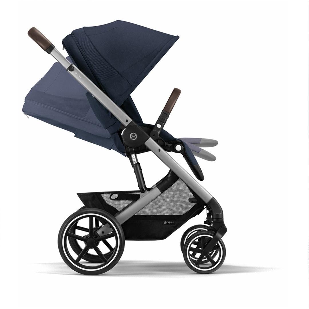 Cybex Balios S Lux 2 Stroller - Silver Frame / Ocean Blue