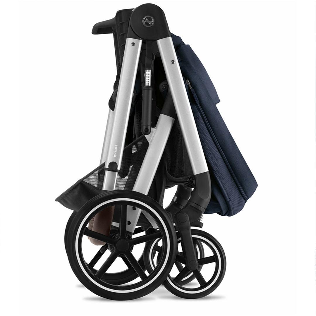 Cybex Balios S Lux 2 Stroller - Silver Frame / Ocean Blue