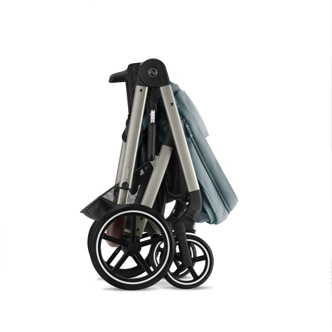 Cybex Balios S Lux 2 Stroller - Taupe Frame / Sky Blue