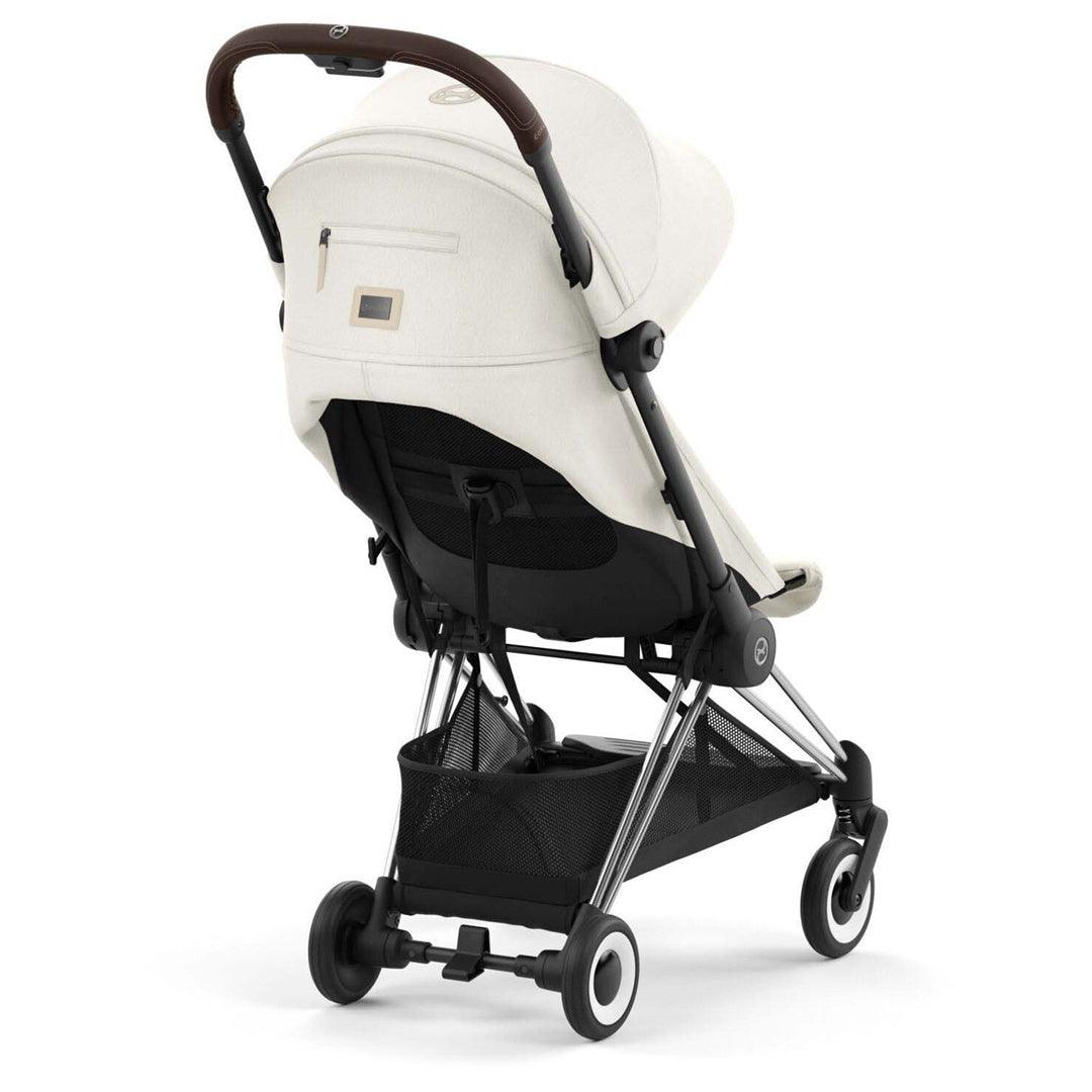 Cybex COYA Compact Stroller - Chrome / Dark Brown / Off White