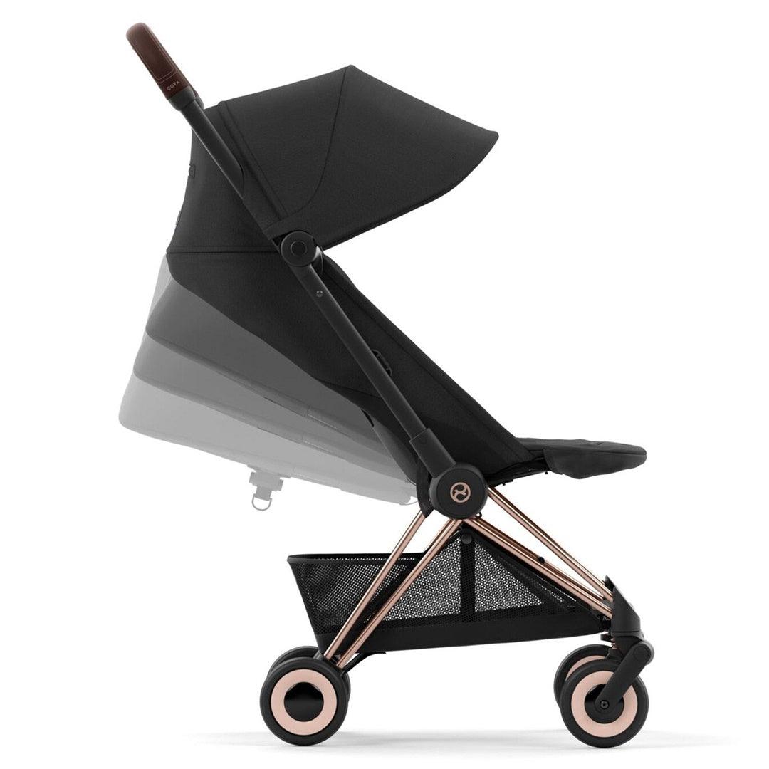 Cybex COYA Compact Stroller - Matte Black / Cozy Beige