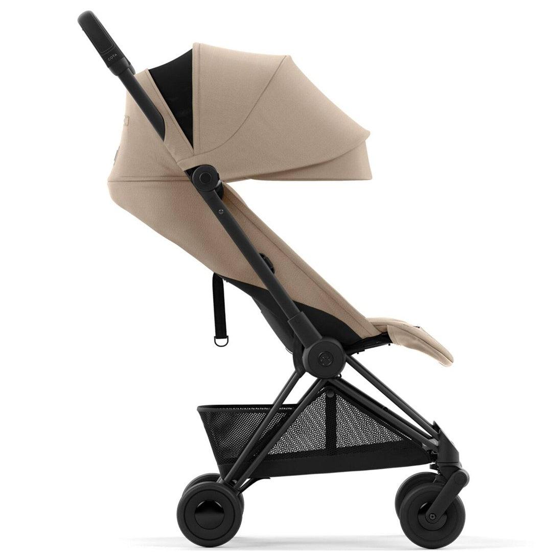 Cybex COYA Compact Stroller - Matte Black / Cozy Beige