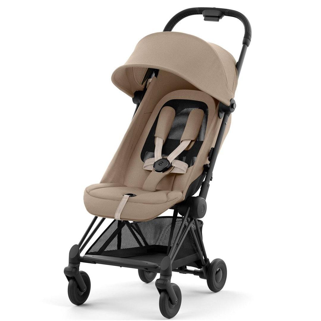 Cybex COYA Compact Stroller - Matte Black / Cozy Beige