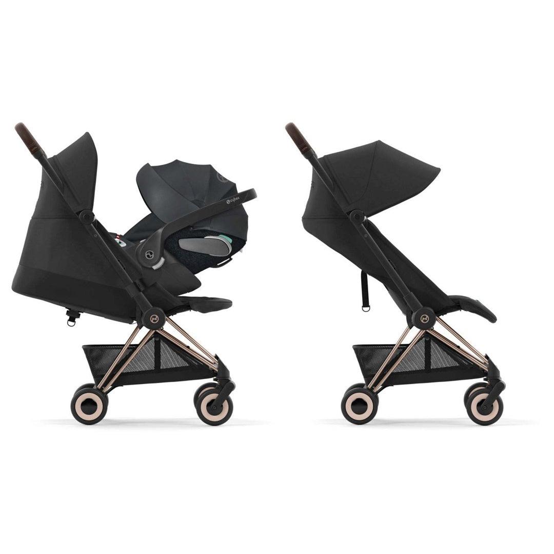 Cybex COYA Compact Stroller - Matte Black / Mirage Grey