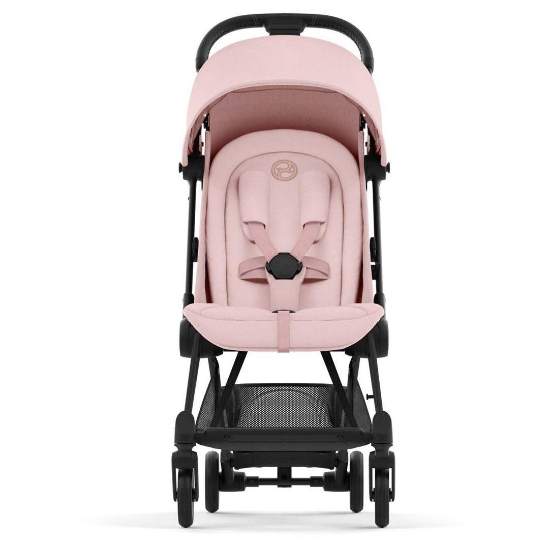 Cybex COYA Compact Stroller - Matte Black / Peach Pink