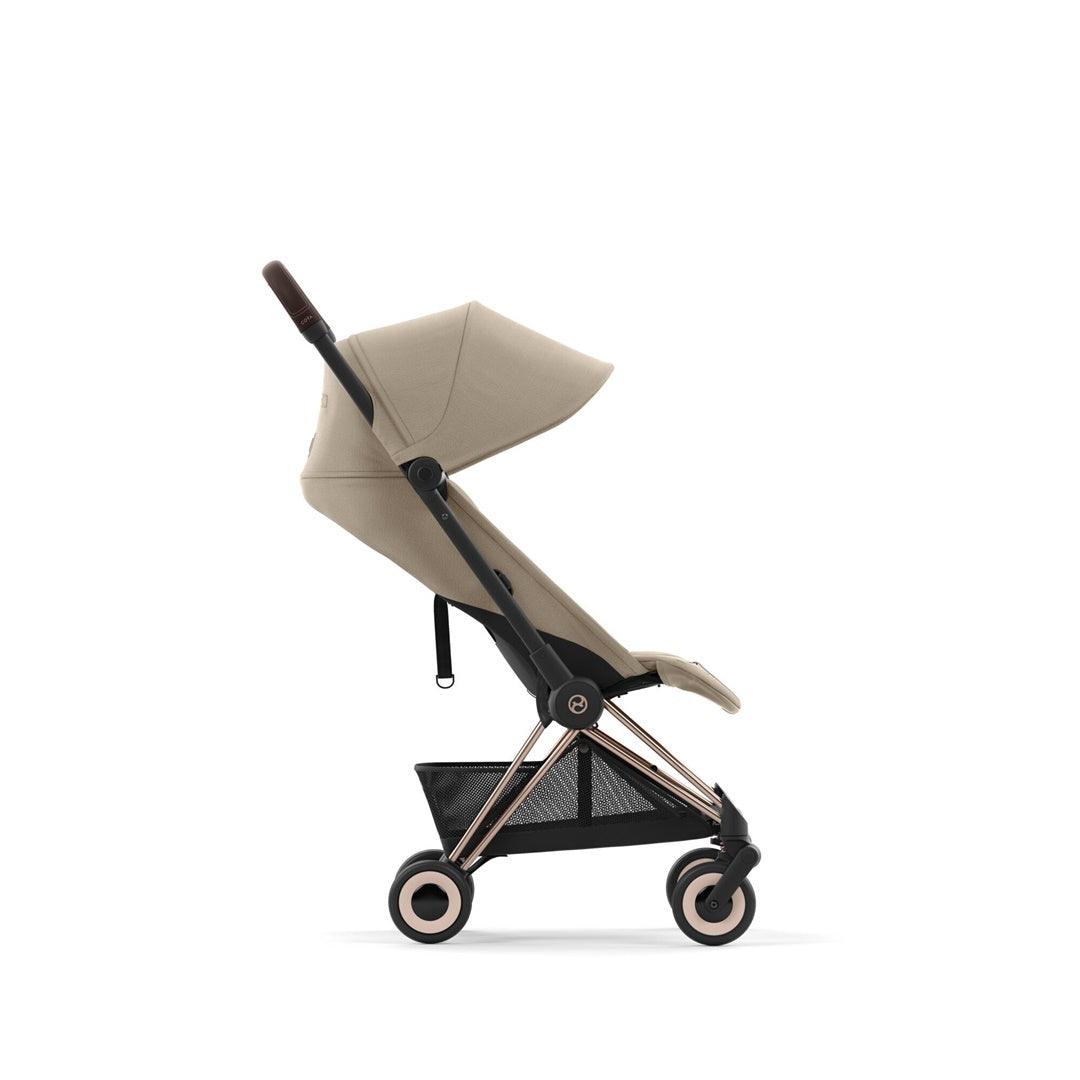 Cybex COYA Compact Stroller - Rose Gold / Cozy Beige