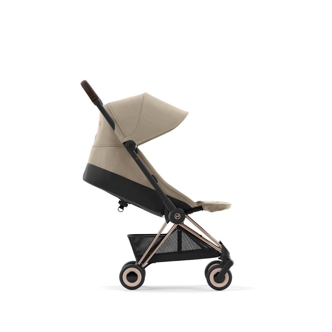 Cybex COYA Compact Stroller - Rose Gold / Cozy Beige