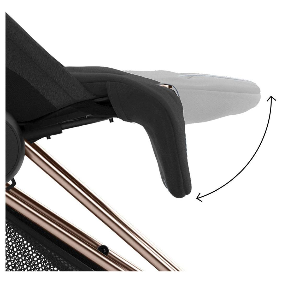 Cybex COYA Compact Stroller - Rose Gold / Leaf Green