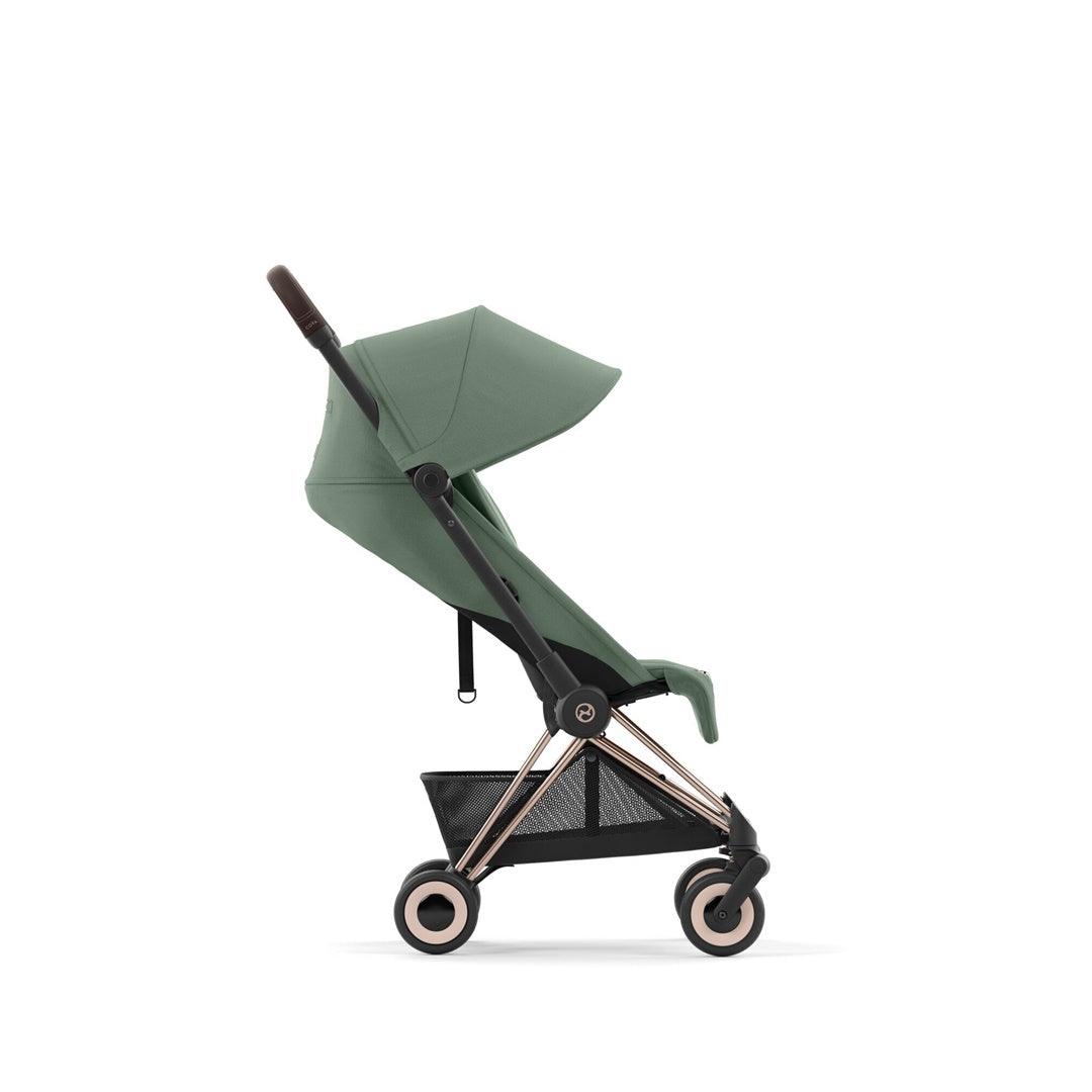 Cybex COYA Compact Stroller - Rose Gold / Leaf Green