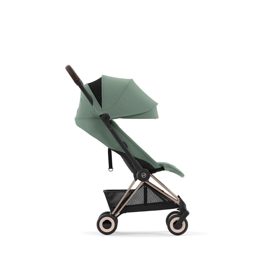 Cybex COYA Compact Stroller - Rose Gold / Leaf Green
