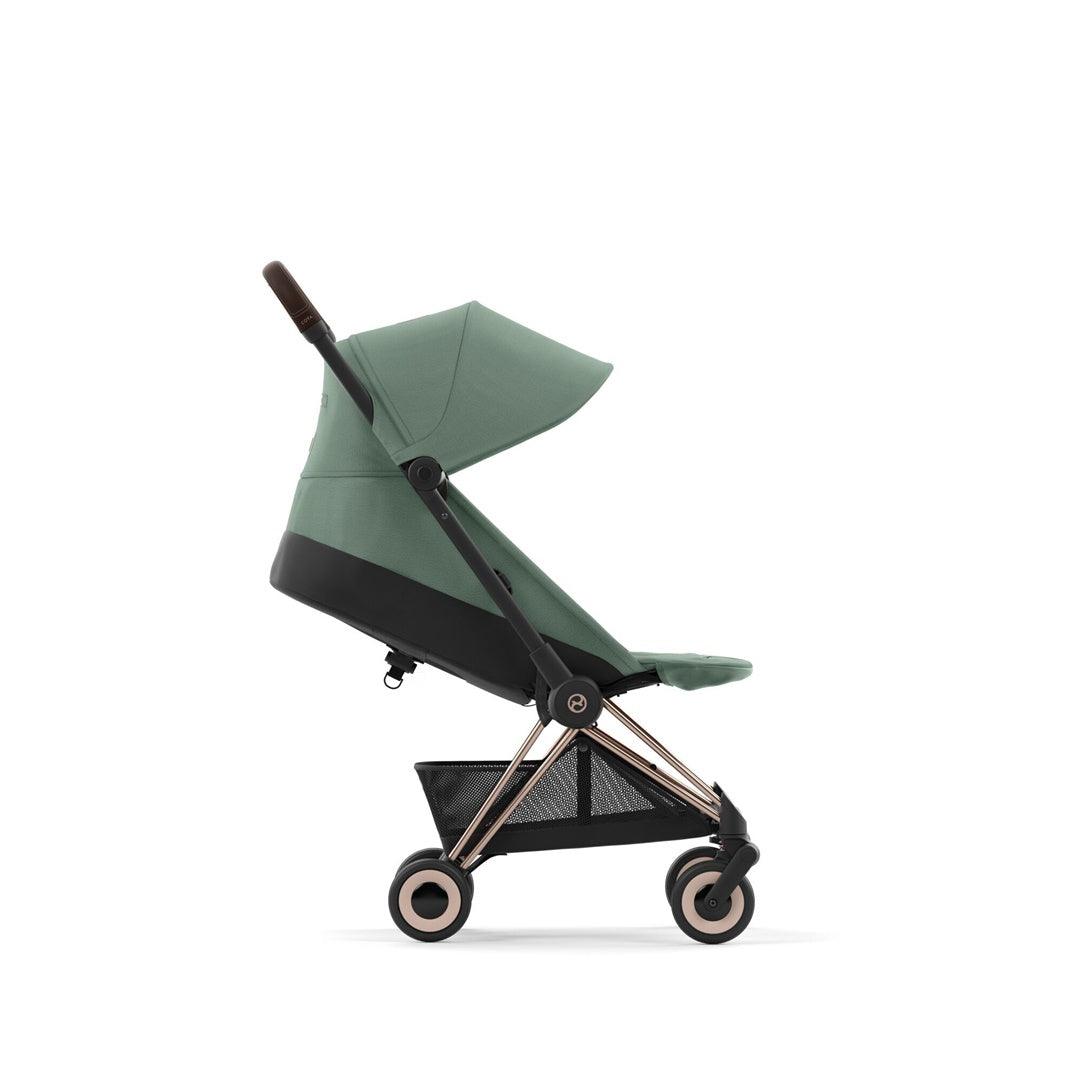 Cybex COYA Compact Stroller - Rose Gold / Leaf Green