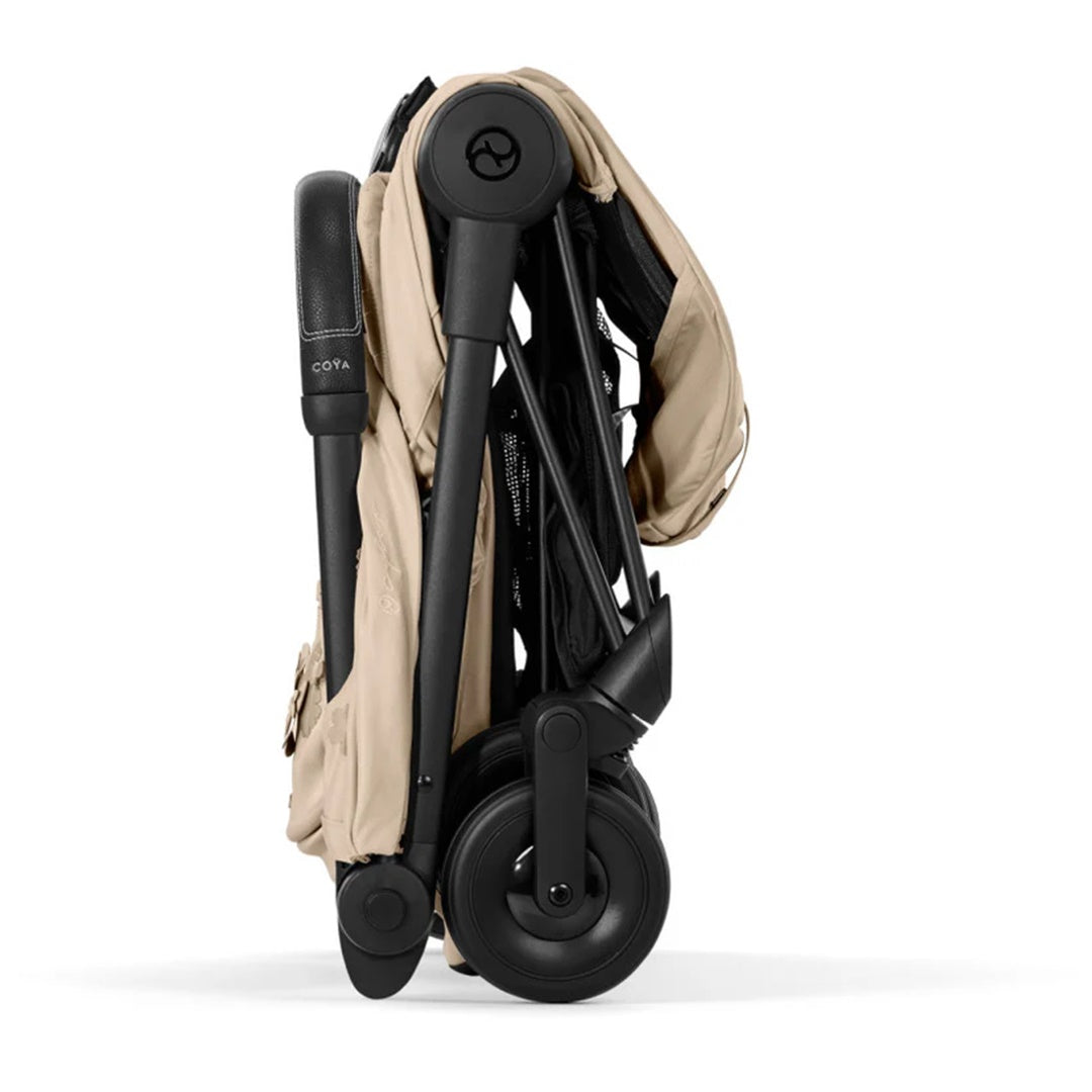 Cybex COYA Compact Stroller - Simply Flowers Beige / Matte Black