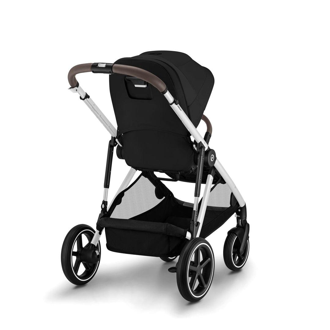 Cybex Gazelle S 2 Single-to-Double Stroller - Silver Frame / Moon Black