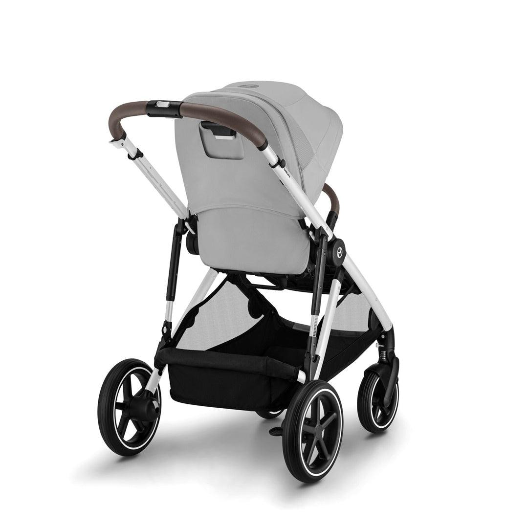 Cybex Gazelle S 2 Single-to-Double Stroller - Silver Frame / Lava Grey