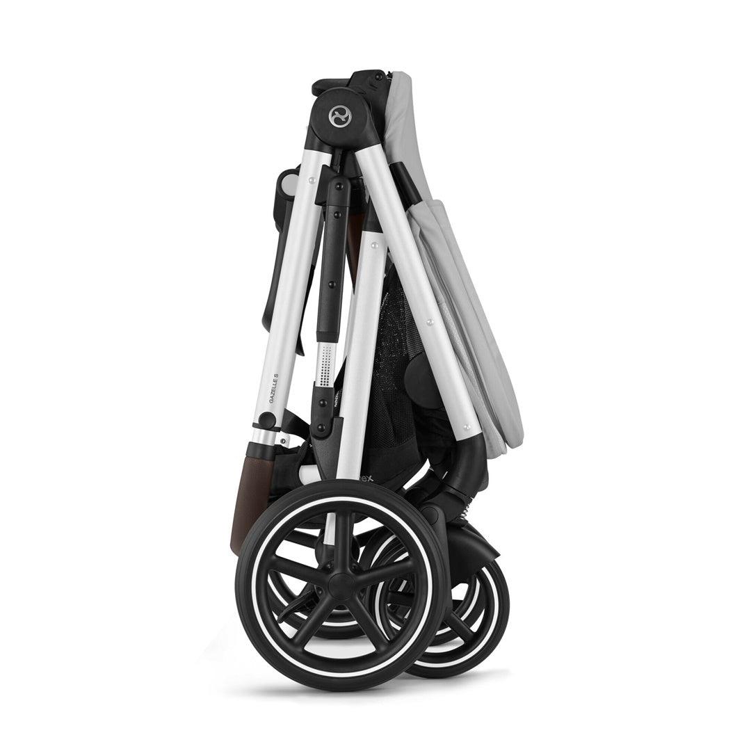 Cybex Gazelle S 2 Single-to-Double Stroller - Silver Frame / Lava Grey