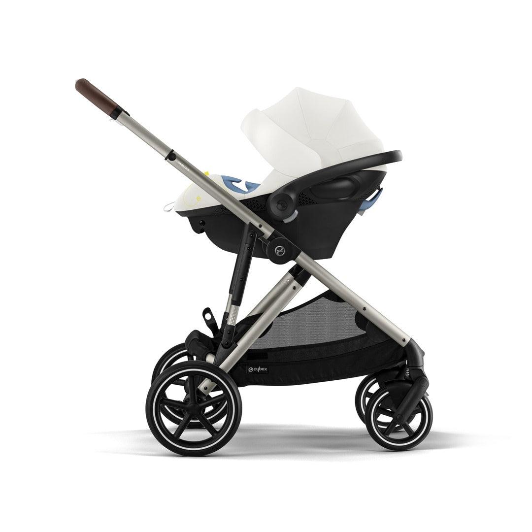 Cybex Gazelle S 2 Single-to-Double Stroller - Taupe Frame / Seashell Beige