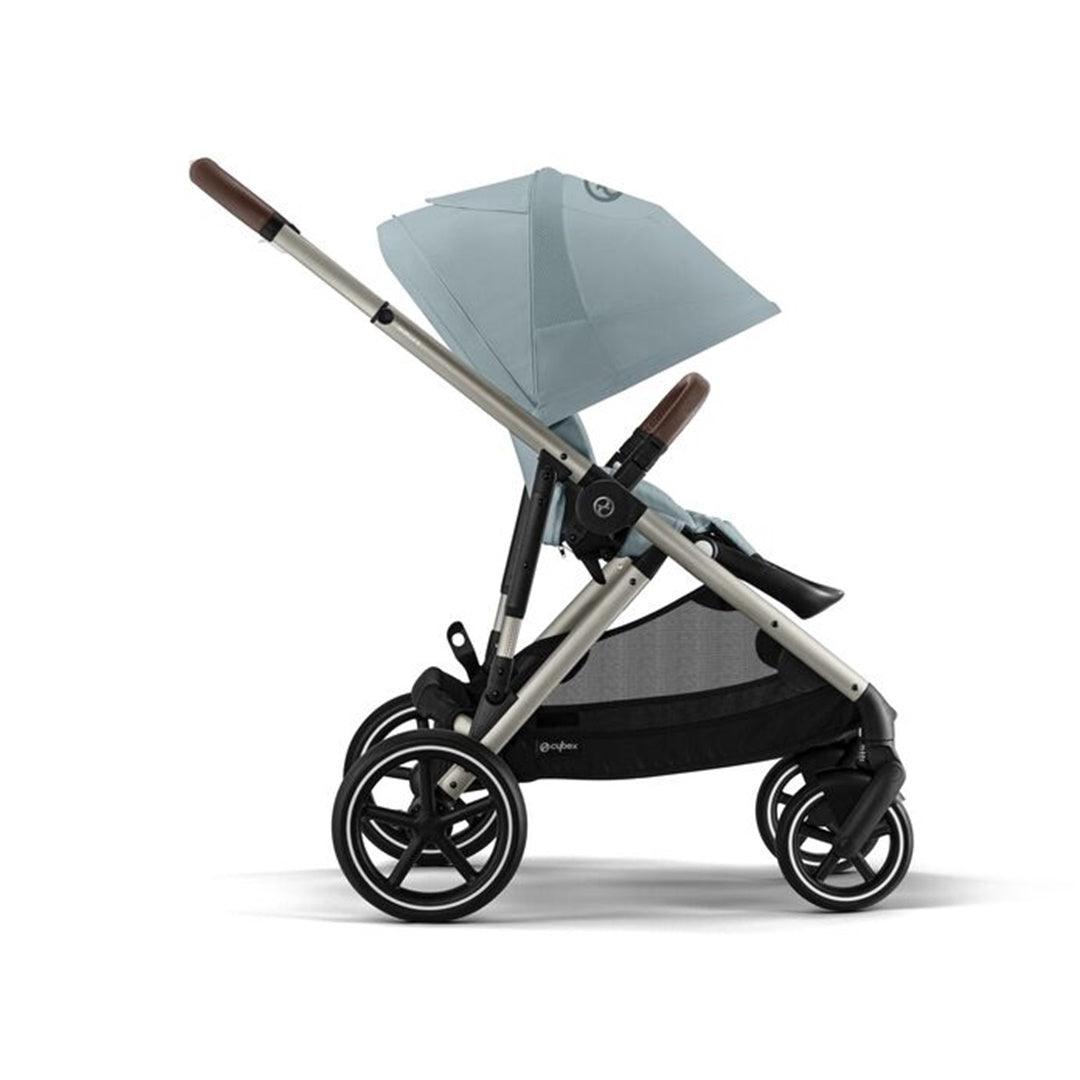 Cybex Gazelle S 2 Single-to-Double Stroller - Taupe Frame / Sky Blue