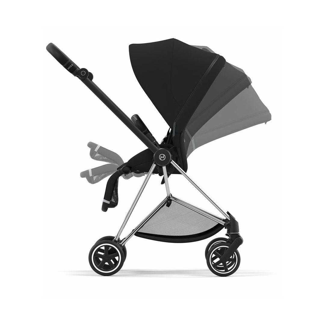 Cybex Mios 3 Stroller (One Box) - Chrome / Black / Deep Black