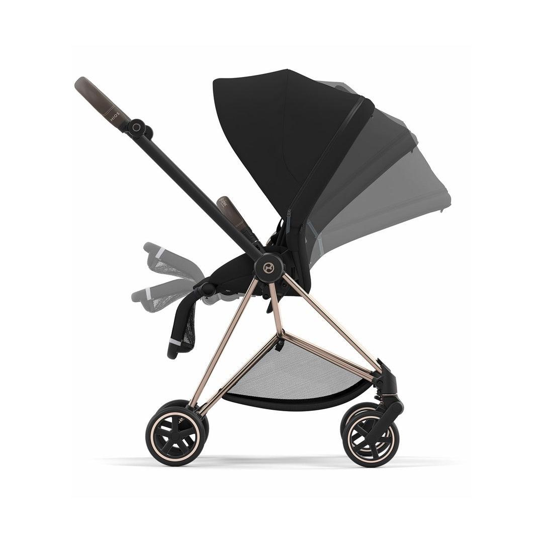 Cybex Mios 3 Stroller (One Box) - Rose Gold / Brown / Deep Black