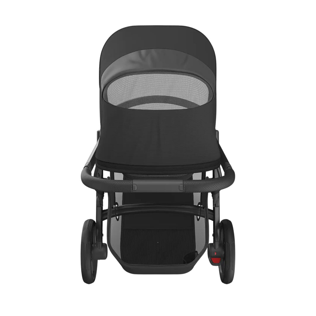 Uppababy Vista V3 - Stroller Jake Charcoal/Carbon Frame/Black Leather