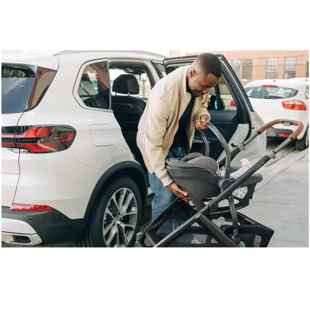 Uppababy Vista V3 - Stroller Jake Charcoal/Carbon Frame/Black Leather