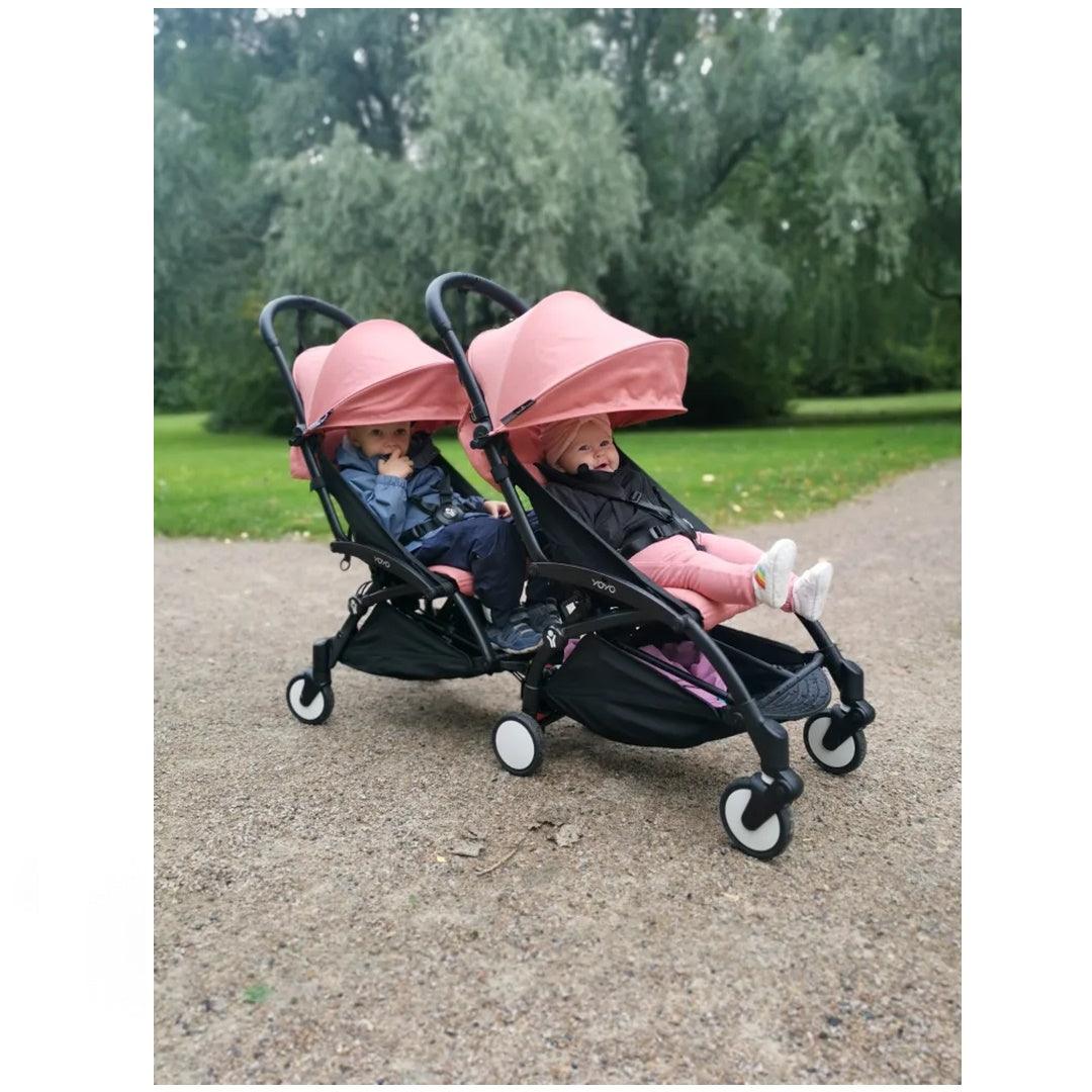 Babyzen YOYO Connect Double Stroller 6+ / 6+ Bundle - Black / Ginger