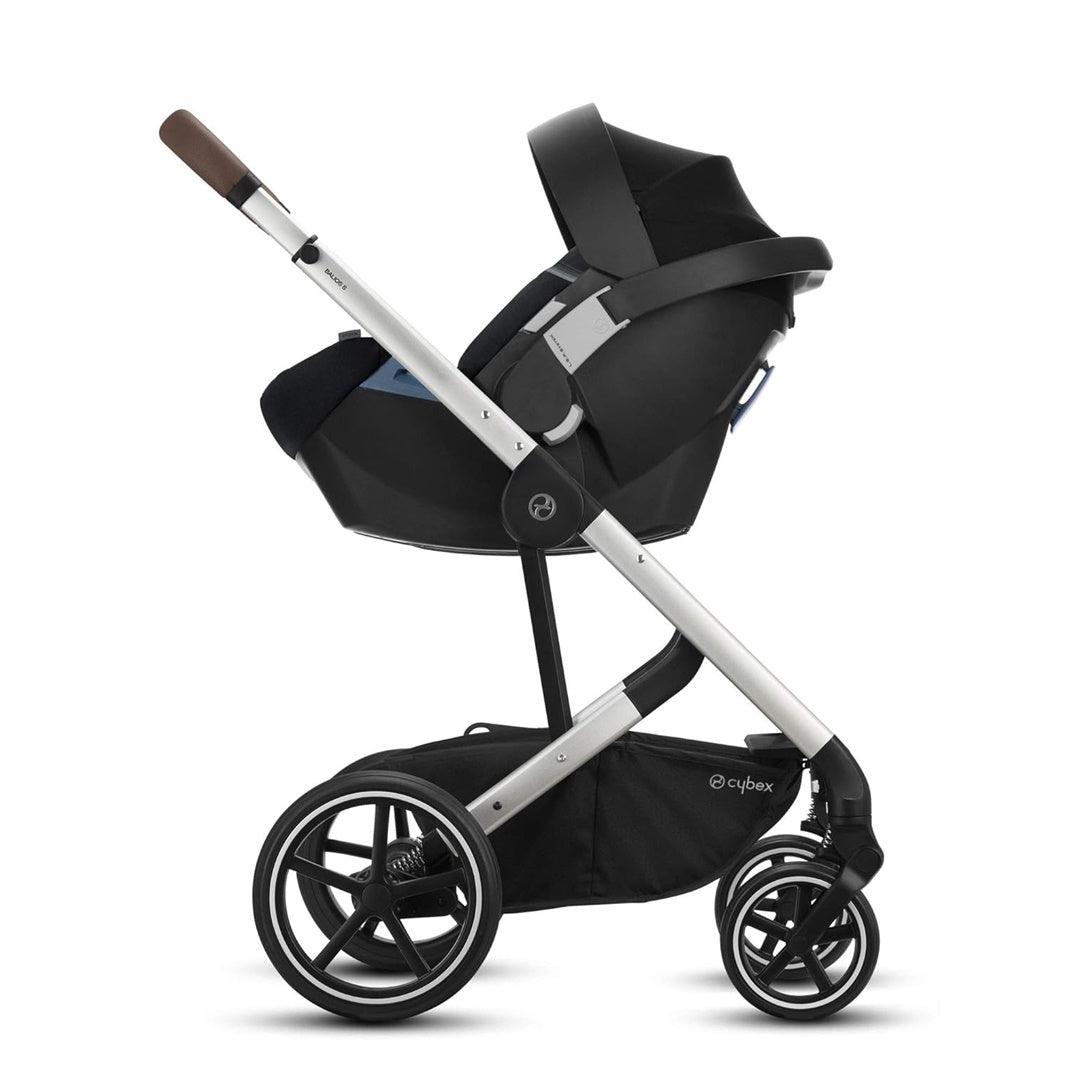 Cybex Balios S Lux 2 Stroller - Silver Frame / Moon Black