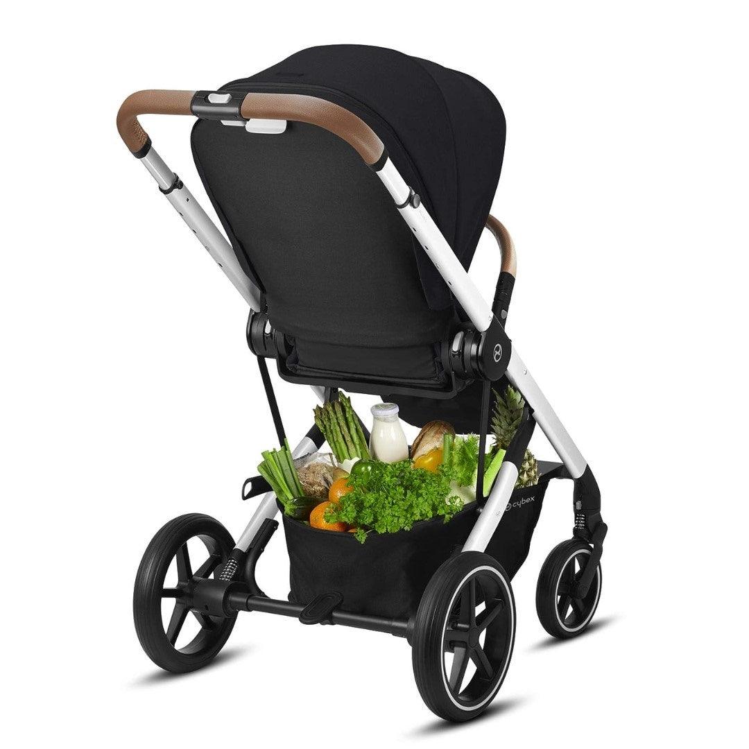 Cybex Balios S Lux 2 Stroller - Silver Frame / Moon Black