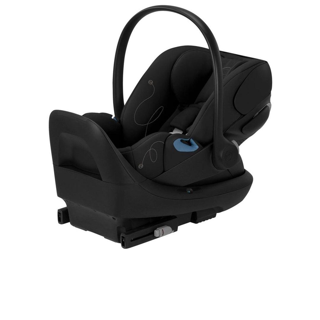 Cybex Cloud G Basic Comfort Extend Reclining Infant Car Seat with Anti-Rebound Bar - Moon Black