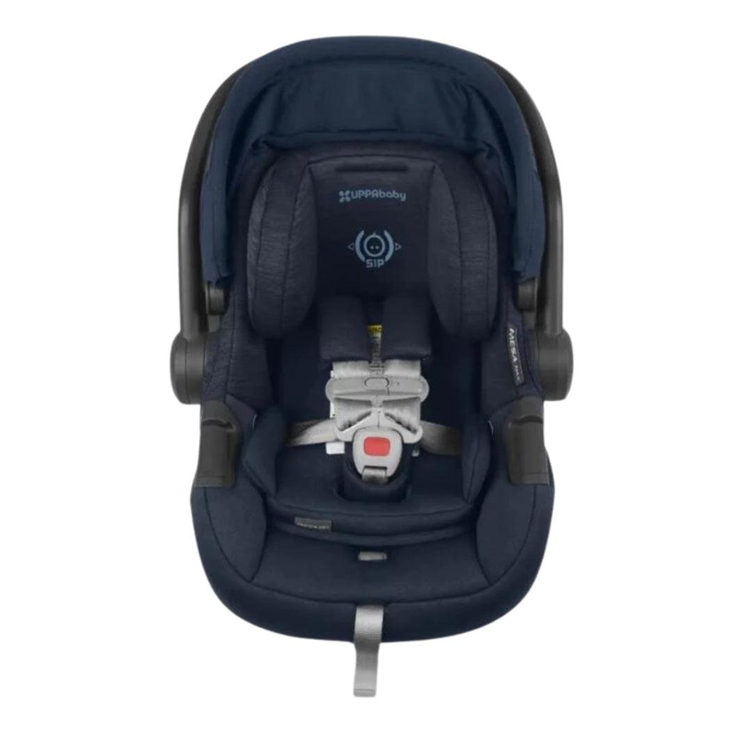 UPPAbaby MESA MAX Infant Car Seat with Load Leg and Anti-Rebound Bar - Noa (Navy Melange)