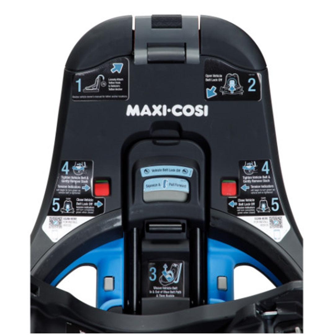 Maxi-Cosi - Emme 360 All-in-One Rotational Convertible Car Seat, Midnight Black