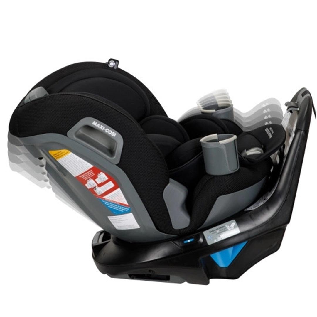 Maxi-Cosi - Emme 360 All-in-One Rotational Convertible Car Seat, Midnight Black