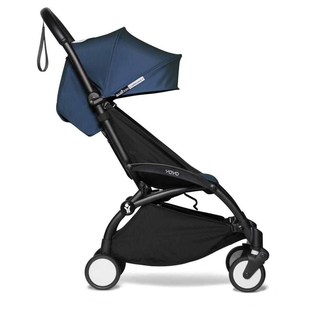 Babyzen YOYO2 Ultra Compact 6+ Stroller - Black / Air France Blue