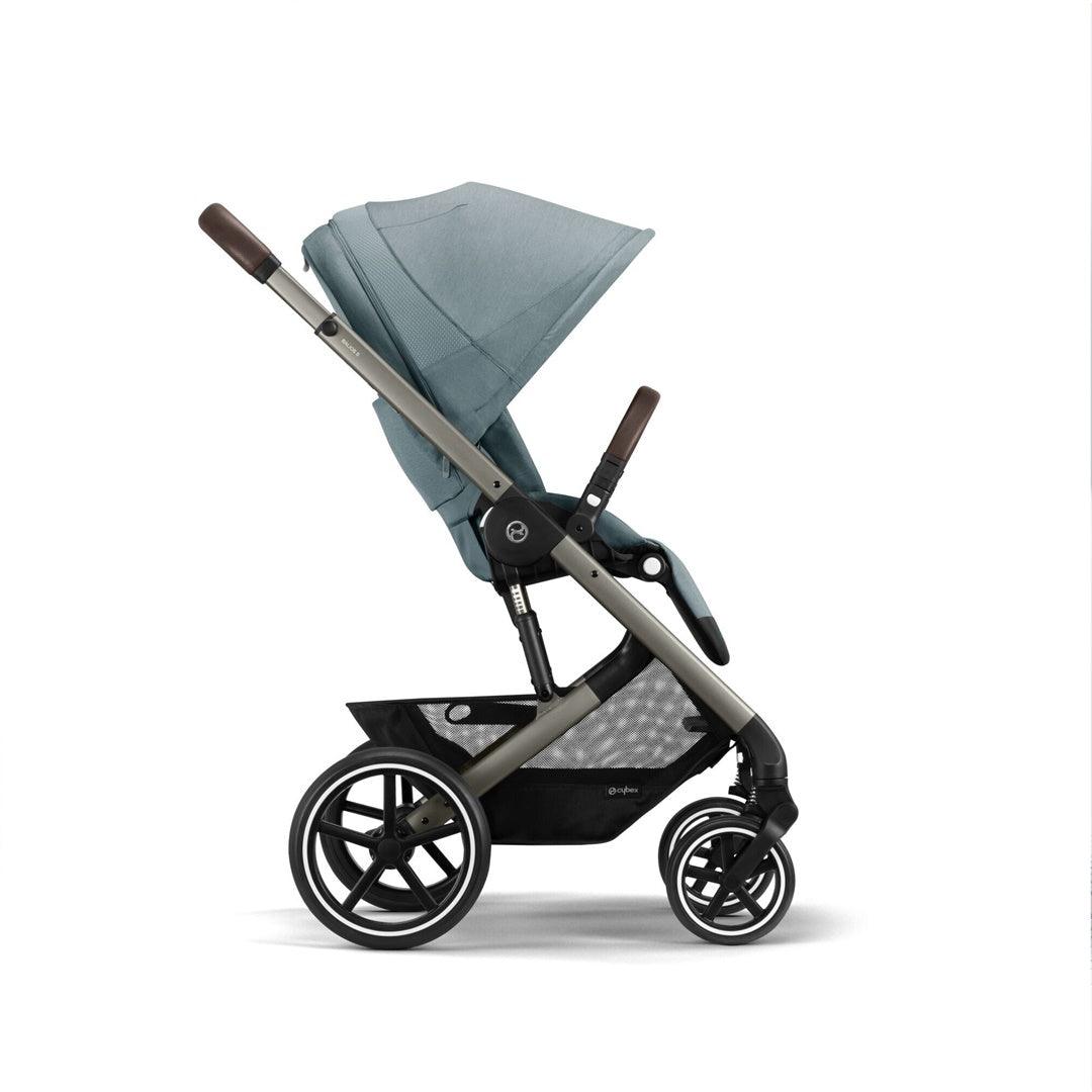 Cybex Balios S Lux 2 Stroller - Taupe Frame / Sky Blue