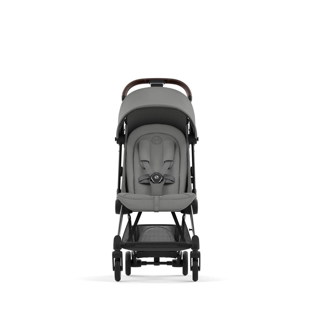 Cybex COYA Compact Stroller - Chrome / Dark Brown / Mirage Grey