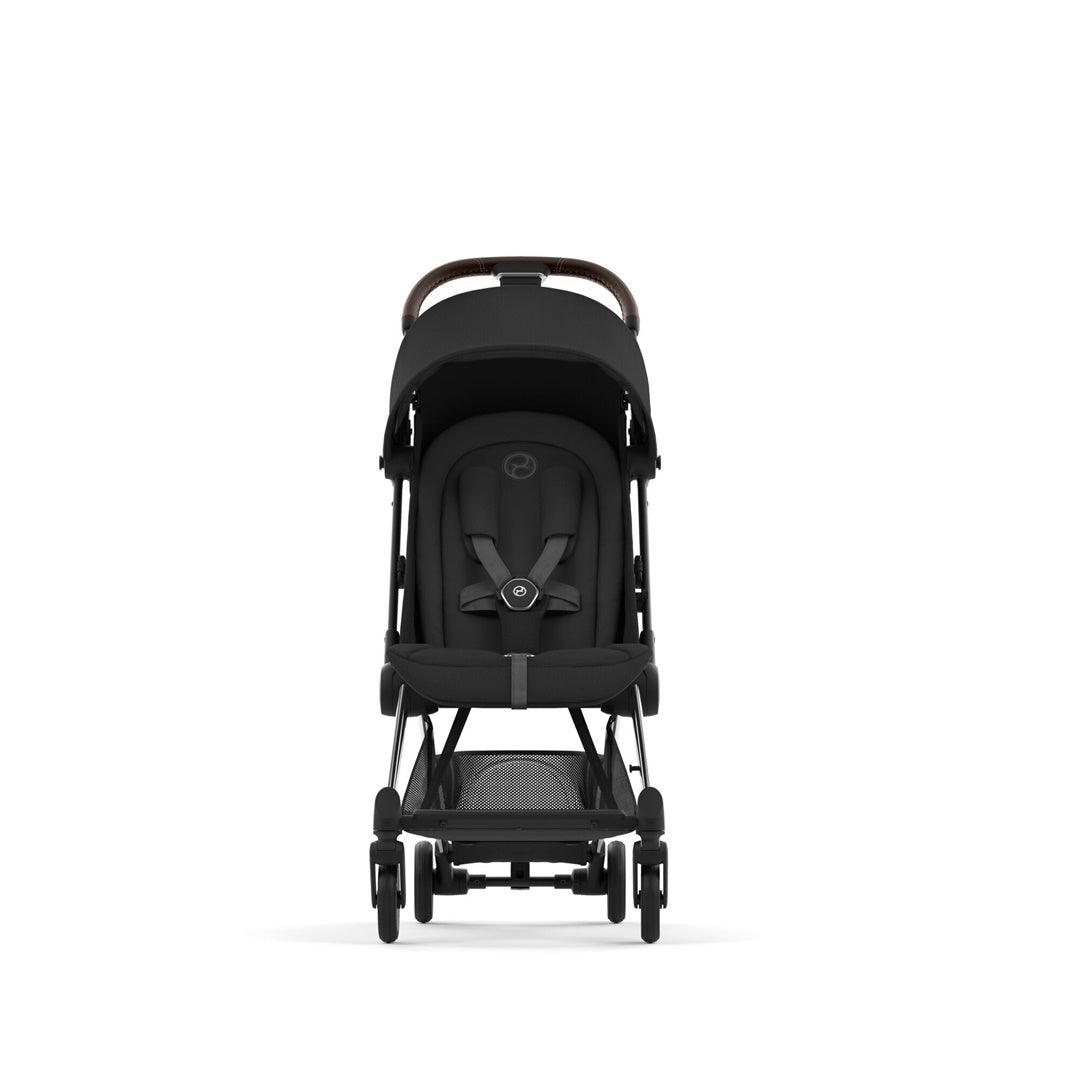 Cybex COYA Compact Stroller - Chrome / Dark Brown / Sepia Black