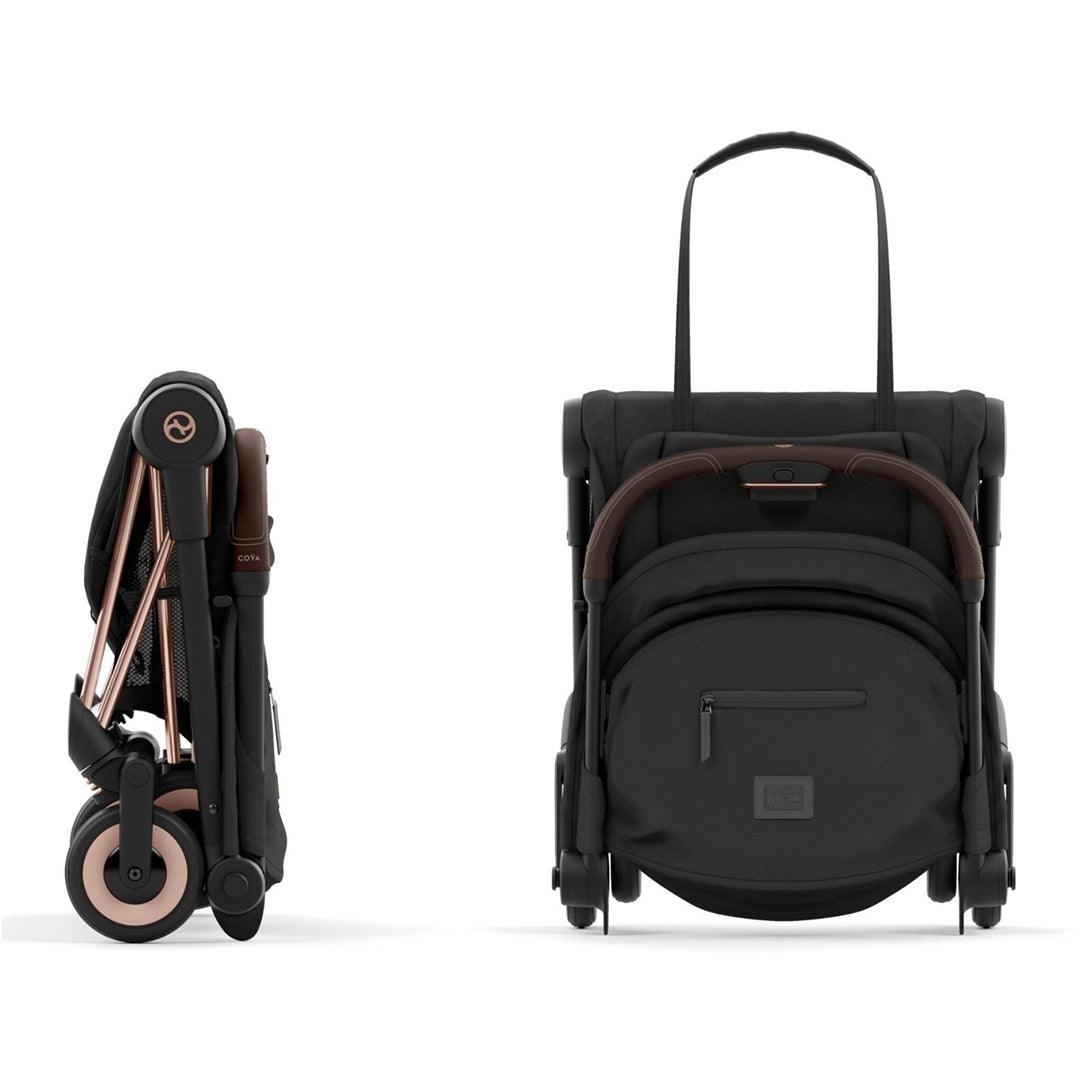 Cybex COYA Compact Stroller - Matte Black / Cozy Beige