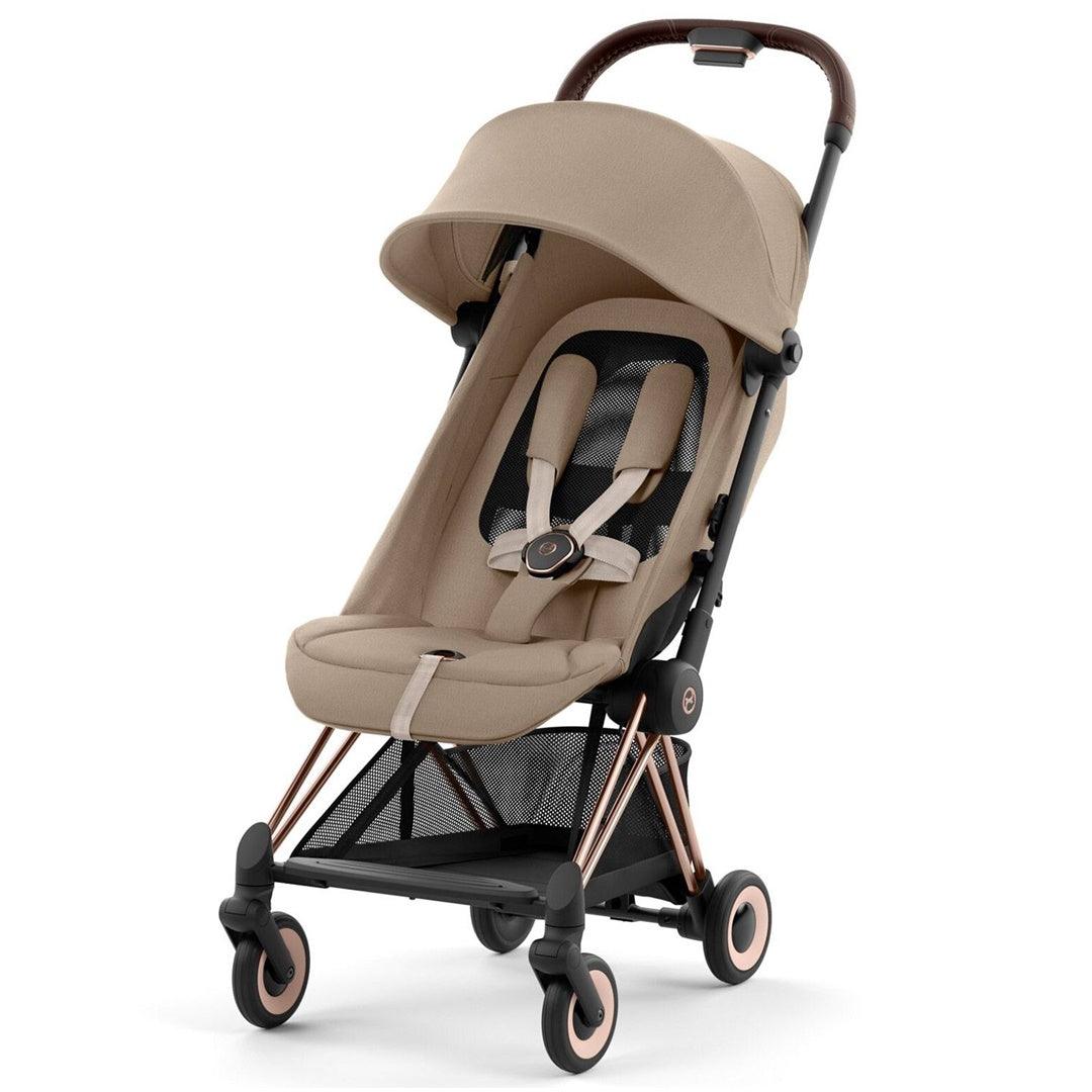 Cybex COYA Compact Stroller - Rose Gold / Cozy Beige