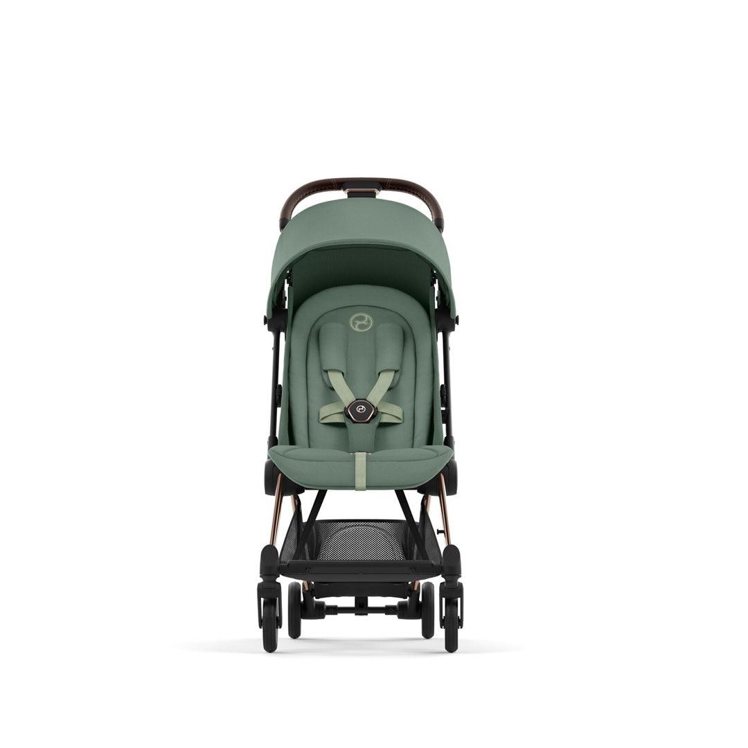 Cybex COYA Compact Stroller - Rose Gold / Leaf Green