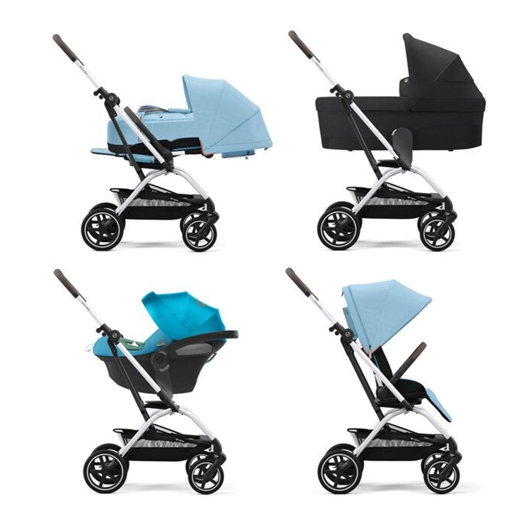 Cybex Eezy S Twist +2 V2 Stroller - Beach Blue