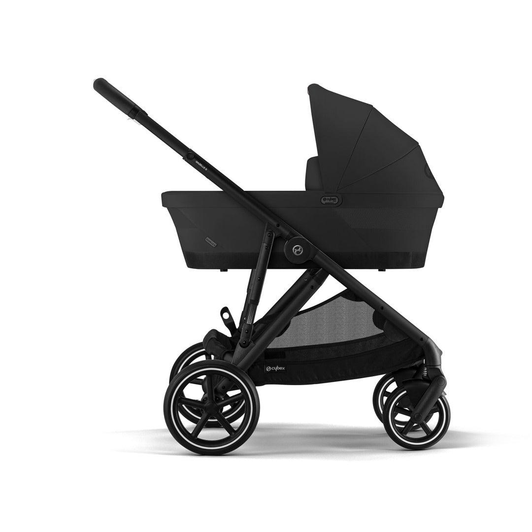 Cybex Gazelle S 2 Single-to-Double Stroller - Black Frame / Moon Black