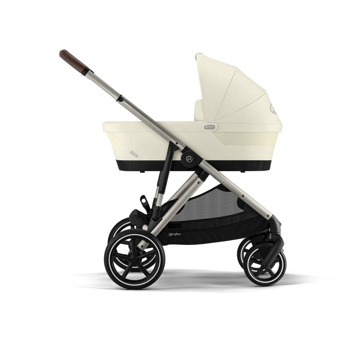 Cybex Gazelle S 2 Single-to-Double Stroller - Taupe Frame / Seashell Beige